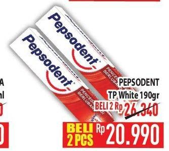 Promo Harga Pepsodent Pasta Gigi Pencegah Gigi Berlubang 190 gr - Hypermart