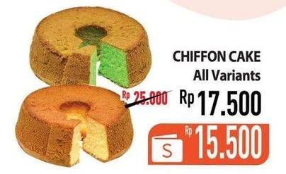 Promo Harga Chiffon Cake All Variants  - Hypermart
