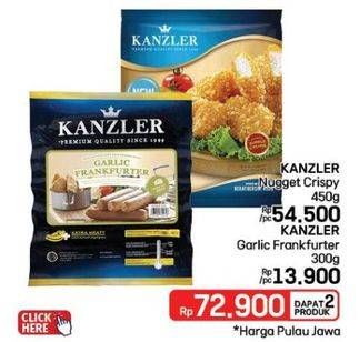 Promo Harga Kanzler Chicken Nugget Crispy/Frankfurter   - LotteMart