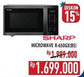 Promo Harga Sharp R-650GX (BS)  - Hypermart