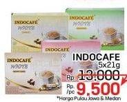 Promo Harga Indocafe Caffe Latte per 5 sachet 20 gr - LotteMart