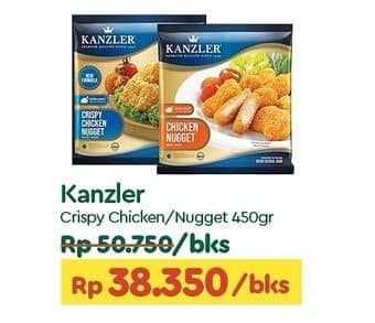 Promo Harga Kanzler Chicken Nugget Crispy, Original 450 gr - TIP TOP