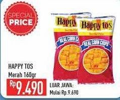 Promo Harga HAPPY TOS Tortilla Chips Merah 160 gr - Hypermart