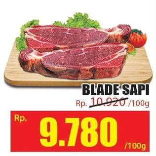 Promo Harga Daging Blade per 100 gr - Hari Hari