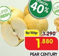 Promo Harga Pear Century per 100 gr - Superindo