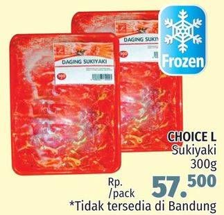 Promo Harga CHOICE L Sukiyaki 300 gr - LotteMart