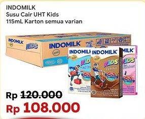 Promo Harga Indomilk Susu UHT Kids All Variants per 40 pcs 115 ml - Indomaret