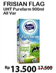 Promo Harga FRISIAN FLAG Susu UHT Purefarm All Variants 900 ml - Alfamart