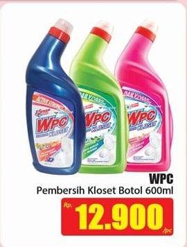 Promo Harga WPC Pembersih Kloset Biru Floral, Hijau Fresh Breeze, Pink Flower Garden 600 ml - Hari Hari