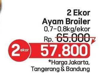 Promo Harga Ayam Broiler 700 gr - LotteMart