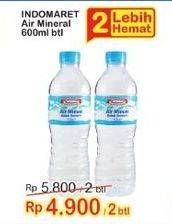 Promo Harga INDOMARET Air Mineral 600 ml - Indomaret