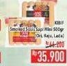 Promo Harga KIBIF Smoked Sosis Sapi Original, Keju, Lada Hitam 500 gr - Hypermart