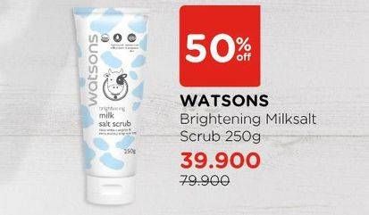 Promo Harga WATSONS Milk Salt Scrub 250 gr - Watsons