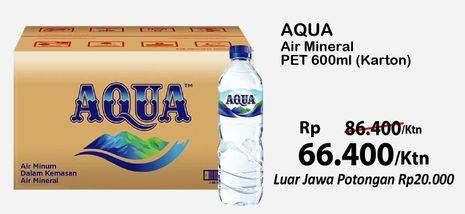 Promo Harga AQUA Air Mineral  - Alfamart