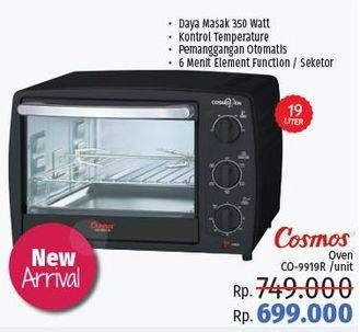 Promo Harga COSMOS CO 9919 R | Oven  - LotteMart
