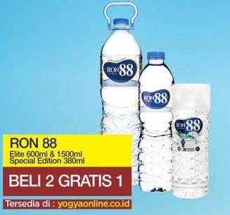 Promo Harga RON 88 Mineral Water Elite, Special Edition  - Yogya
