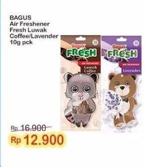 Promo Harga Bagus Fresh Air Freshener Luwak Coffee, Lavender 10 gr - Indomaret