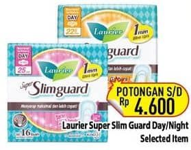 Promo Harga Laurier Super Slimguard Day/Night  - Hypermart