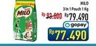 Promo Harga MILO ActivGo 3in1 1000 gr - Hypermart