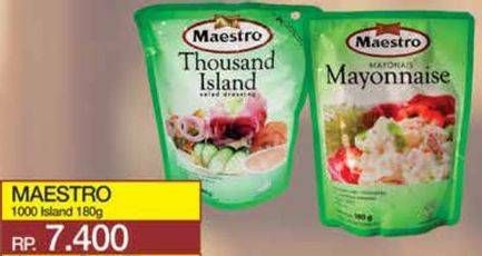 Promo Harga Maestro Salad Dressing Thousand Island 180 gr - Yogya