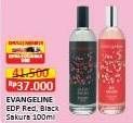 Promo Harga Evangeline Eau De Parfume Red, Black Sakura 100 ml - Alfamart