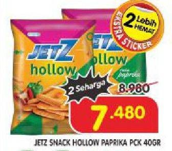 Promo Harga JETZ Hollow Snack Paprika 40 gr - Superindo