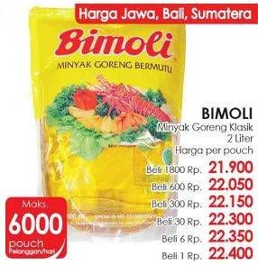 Promo Harga BIMOLI Minyak Goreng 2 ltr - Lotte Grosir