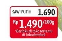 Promo Harga Sawi Putih per 100 gr - Alfamidi