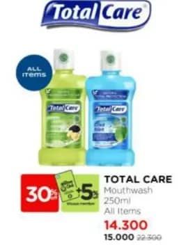 Promo Harga Total Care Mouthwash All Variants 250 ml - Watsons