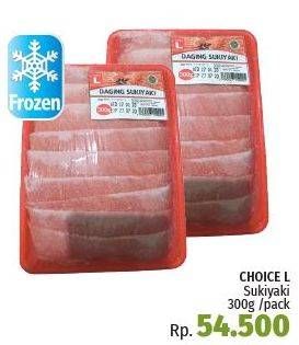 Promo Harga CHOICE L Sukiyaki 300 gr - LotteMart