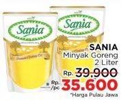 Promo Harga Sania Minyak Goreng 2000 ml - LotteMart