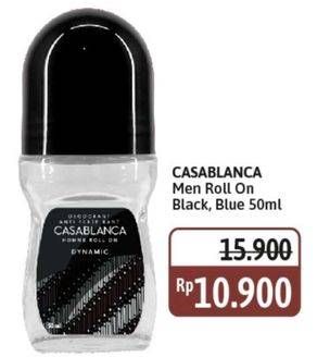 Promo Harga Casablanca Men Roll On Blue, Black 50 ml - Alfamidi