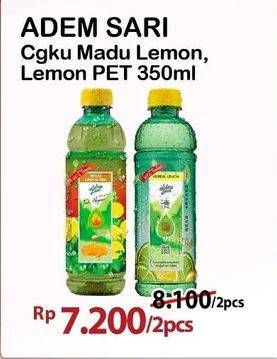 Promo Harga Adem Sari Ching Ku Madu Lemon Tea, Herbal Lemon 350 ml - Alfamart