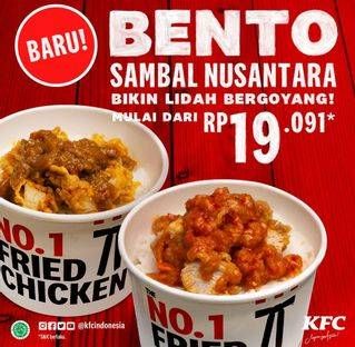Promo Harga KFC Bento Sambal Nusantara  - KFC