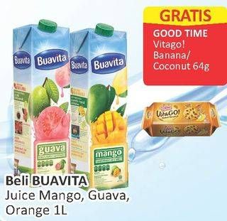 Promo Harga BUAVITA Fresh Juice Orange, Guava, Mango 1 ltr - Alfamart