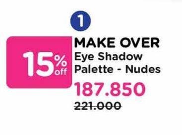 Promo Harga Make Over Eye Shadow Pallete Nudes  - Watsons