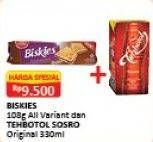 Promo Harga Biskies + Sosro Teh Botol  - Alfamart