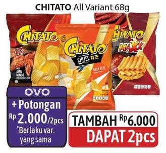 Promo Harga Chitato Snack Potato Chips All Variants 68 gr - Alfamidi