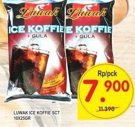 Promo Harga Luwak Ice Koffie Gula 10 pcs - Superindo