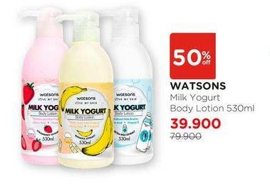 Promo Harga WATSONS Milk Yogurt Lotion 530 ml - Watsons