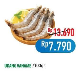 Promo Harga Udang Vanamae per 100 gr - Hypermart