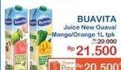 Promo Harga BUAVITA Fresh Juice Mango, Guava, Orange 1000 ml - Indomaret