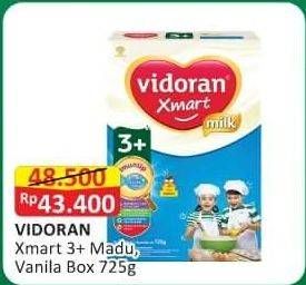 Promo Harga VIDORAN Xmart 3+ Madu, Vanilla 725 gr - Alfamart