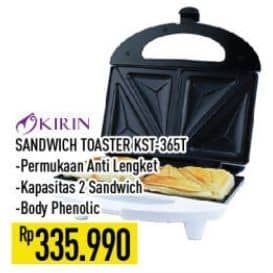 Promo Harga Kirin SANDWICH TOASTER | KST-365T  - Hypermart