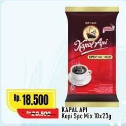 Promo Harga Kapal Api Kopi Bubuk Special Mix per 10 sachet 24 gr - Alfamart