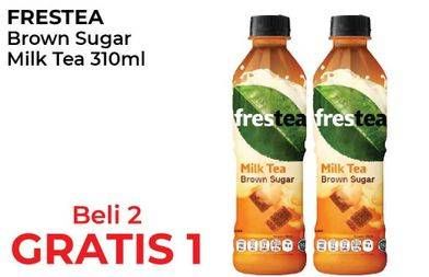 Promo Harga FRESTEA Minuman Teh Milk Tea Brown Sugar 330 ml - Alfamart