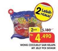 Promo Harga WONG COCO My Jelly Nata De Coco per 2 pouch 14 gr - Superindo