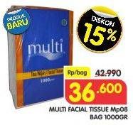 Promo Harga MULTI Facial Tissue MP08 1000 gr - Superindo