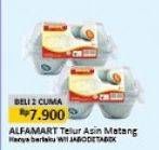 Promo Harga Alfamart Telur Asin Matang per 2 pouch 2 pcs - Alfamart