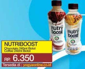 Promo Harga MINUTE MAID Nutriboost Coffee, Chocolate 240 ml - Yogya